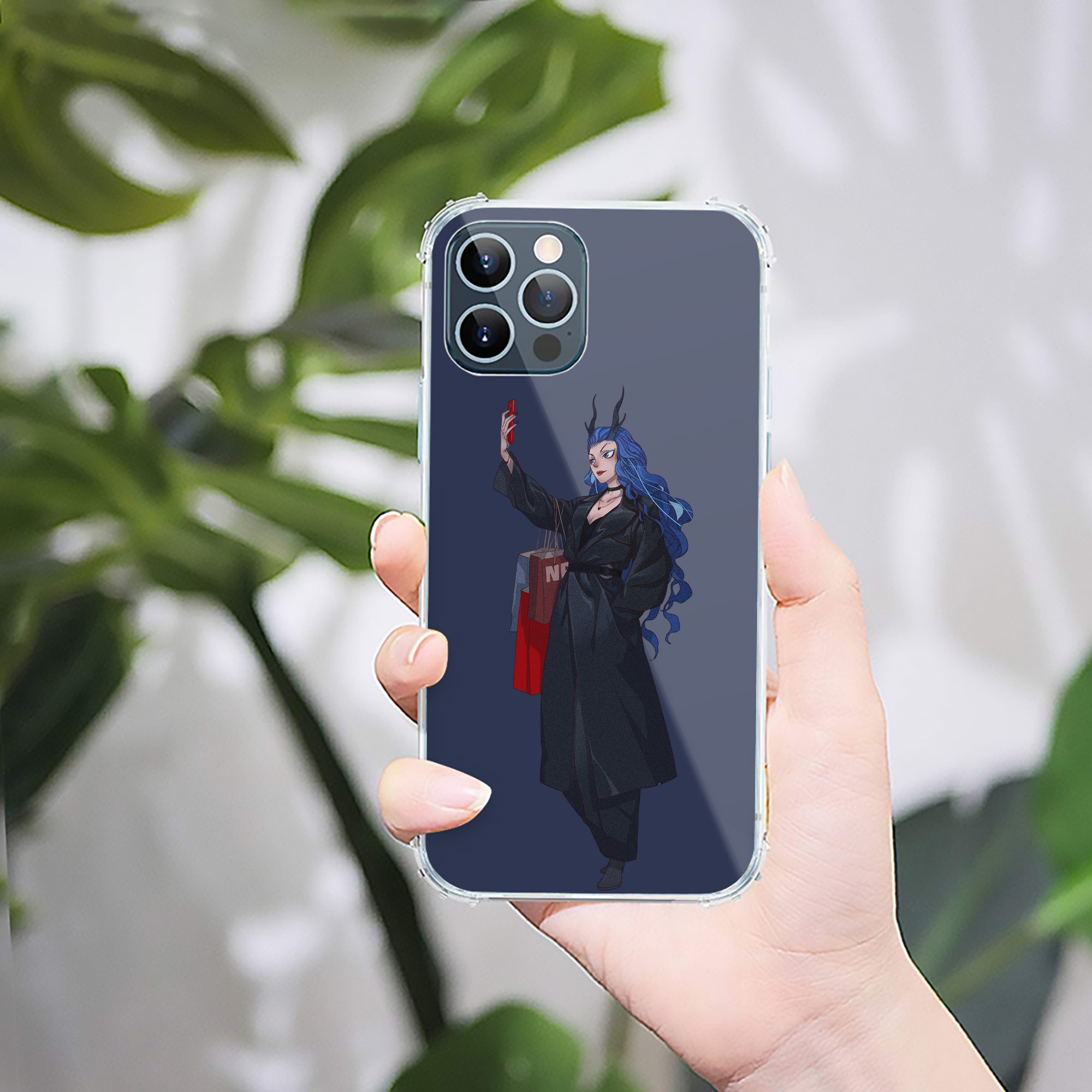 （画像用） Ne Zha 2 ナタ 魔童の大暴れ 【iPhone 12シリーズ対応】透明スマホケース（クリアソフトケース）